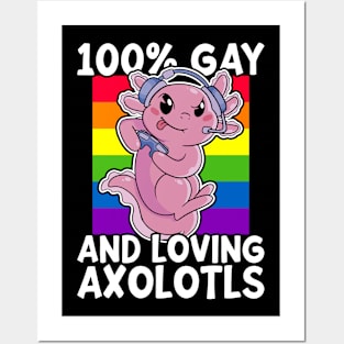 Axolotl Posters and Art